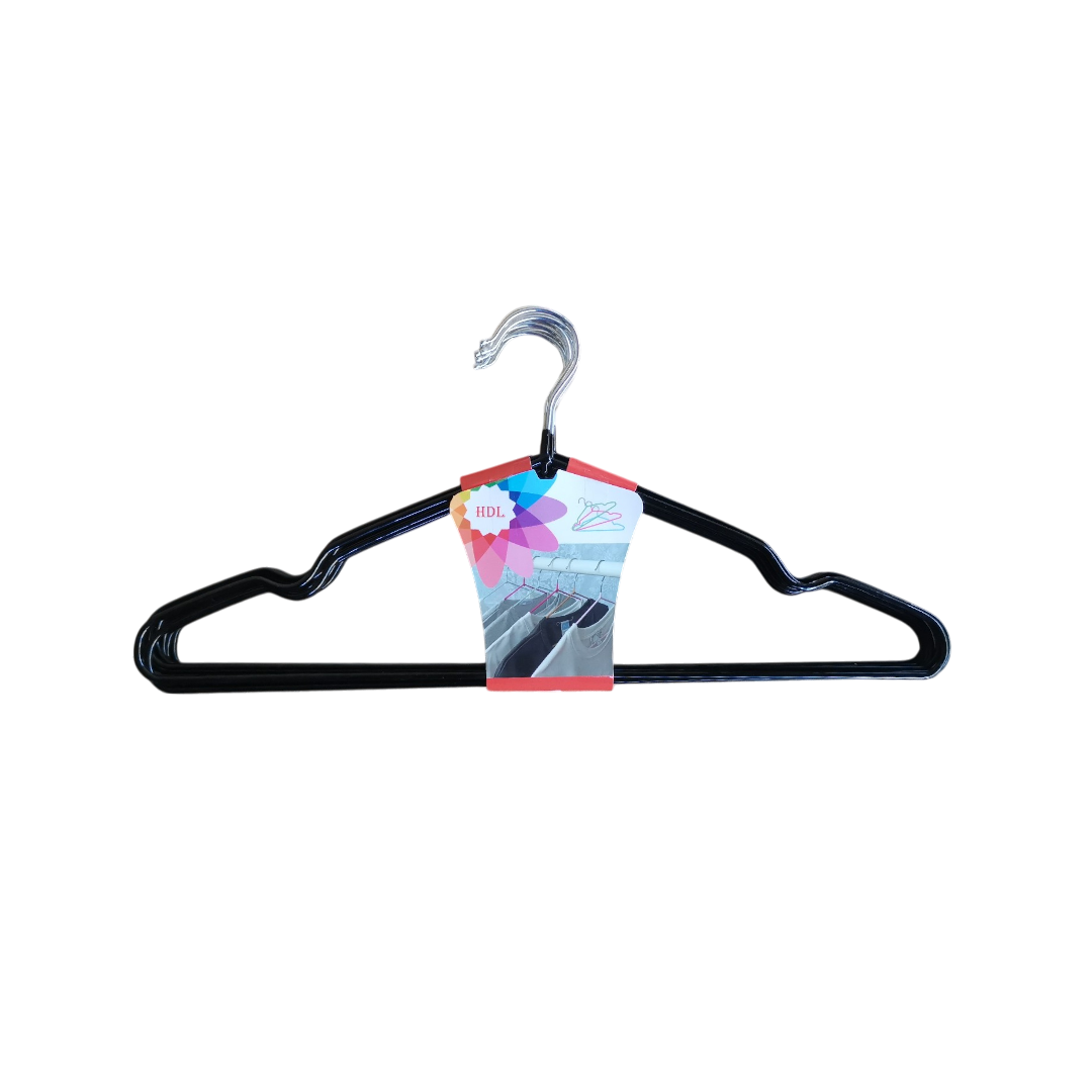 Black Hangers Set - 10 Pcs