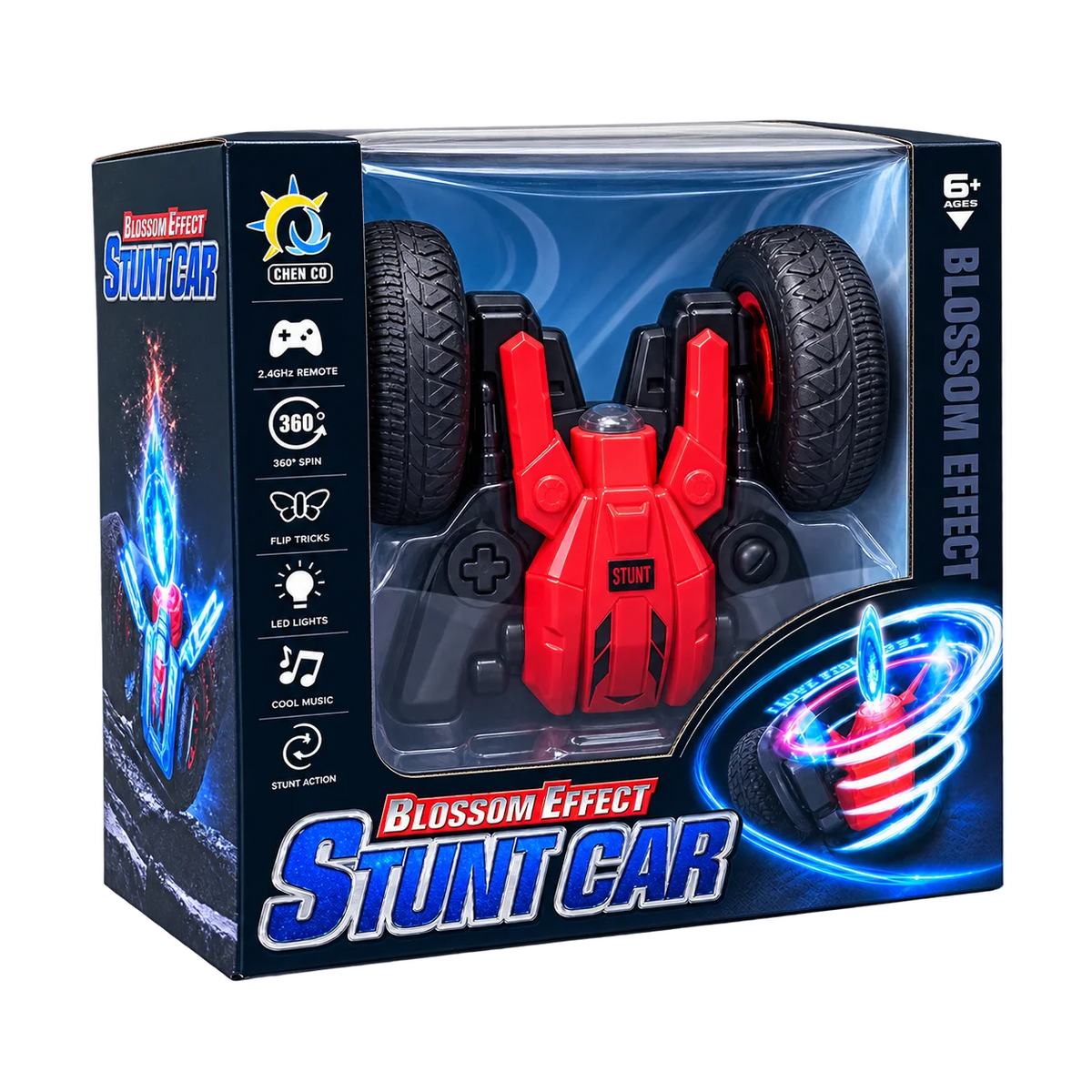 Blossom Effect Stunt Car