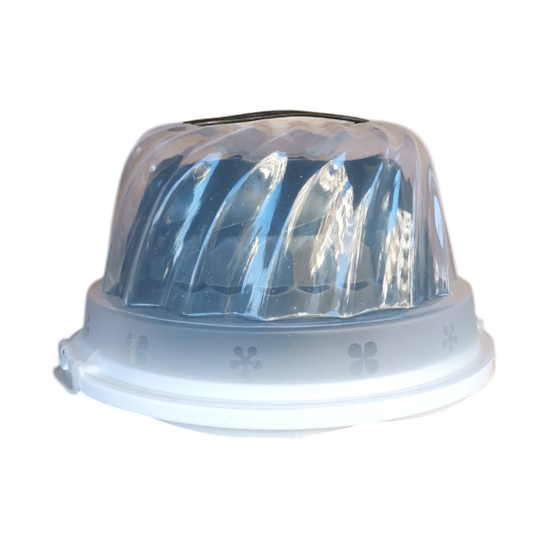 Cake Carrier With Handle - White