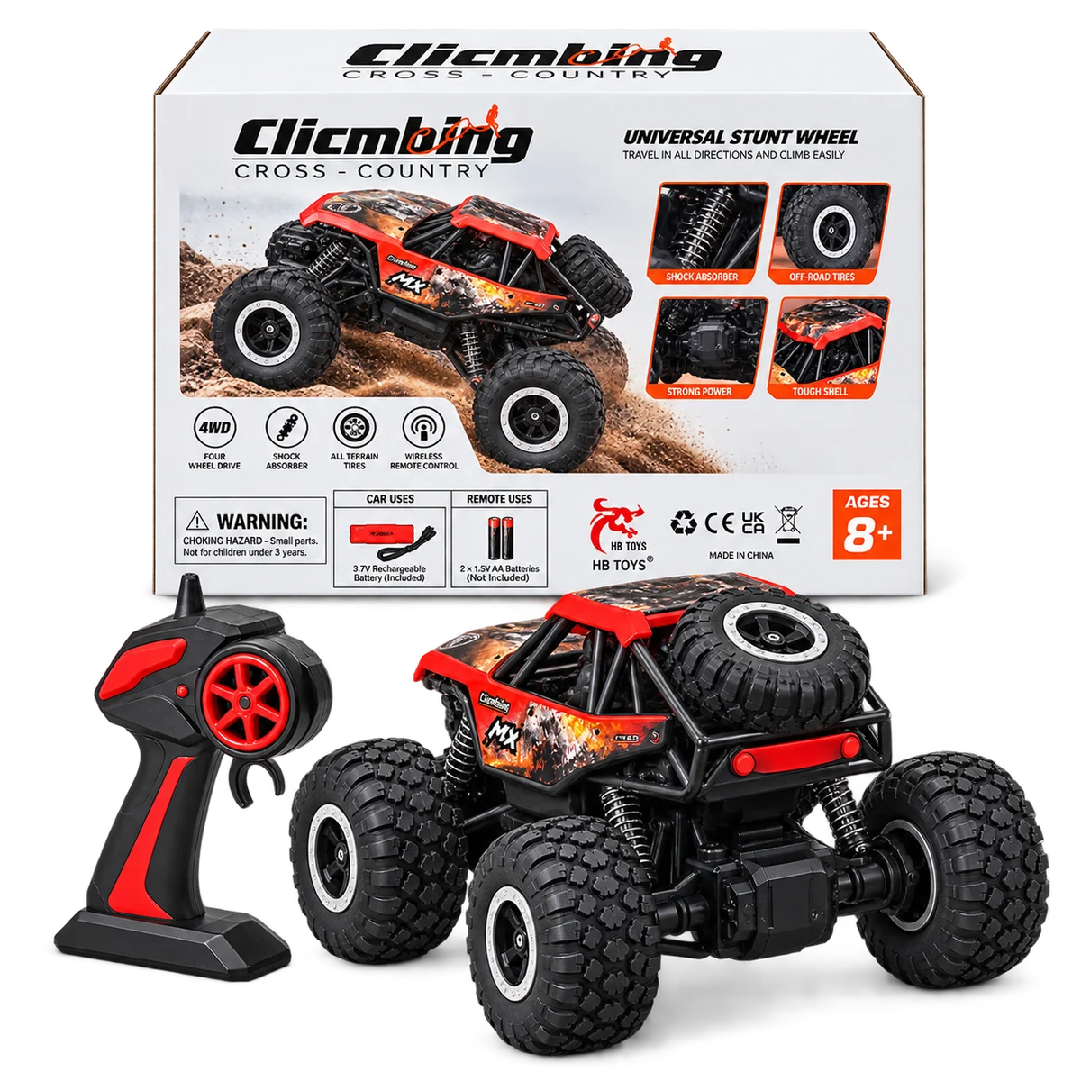Cross-Country Climbing RC Car