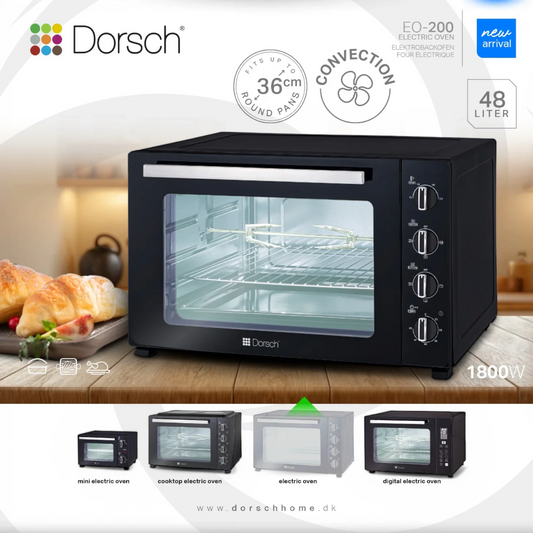 Dorsch Electric Oven MO-100 – 10L – 800W – Model DH-07855