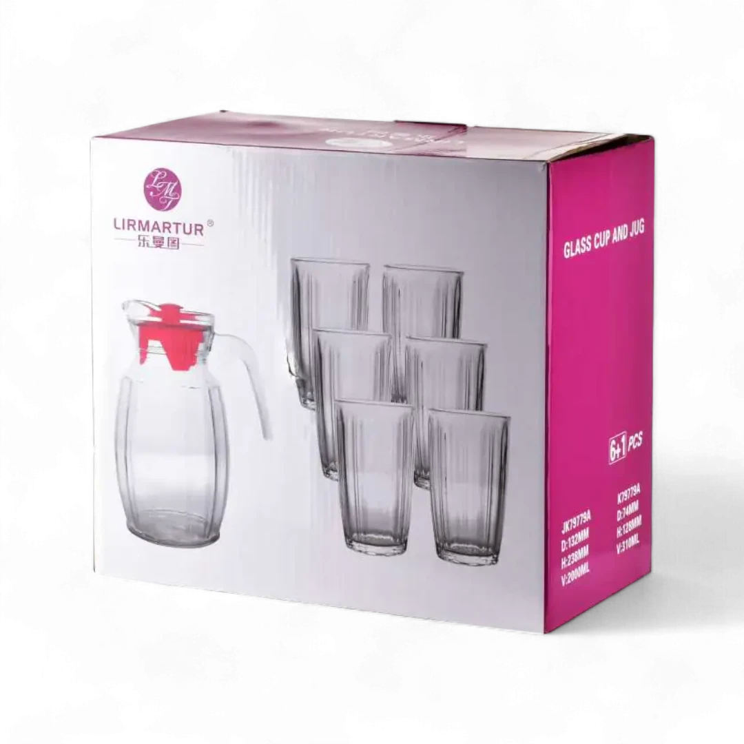 Lirmartur Jug & 6 Cups Set