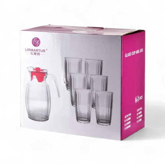 Lirmartur Jug & 6 Cups Set
