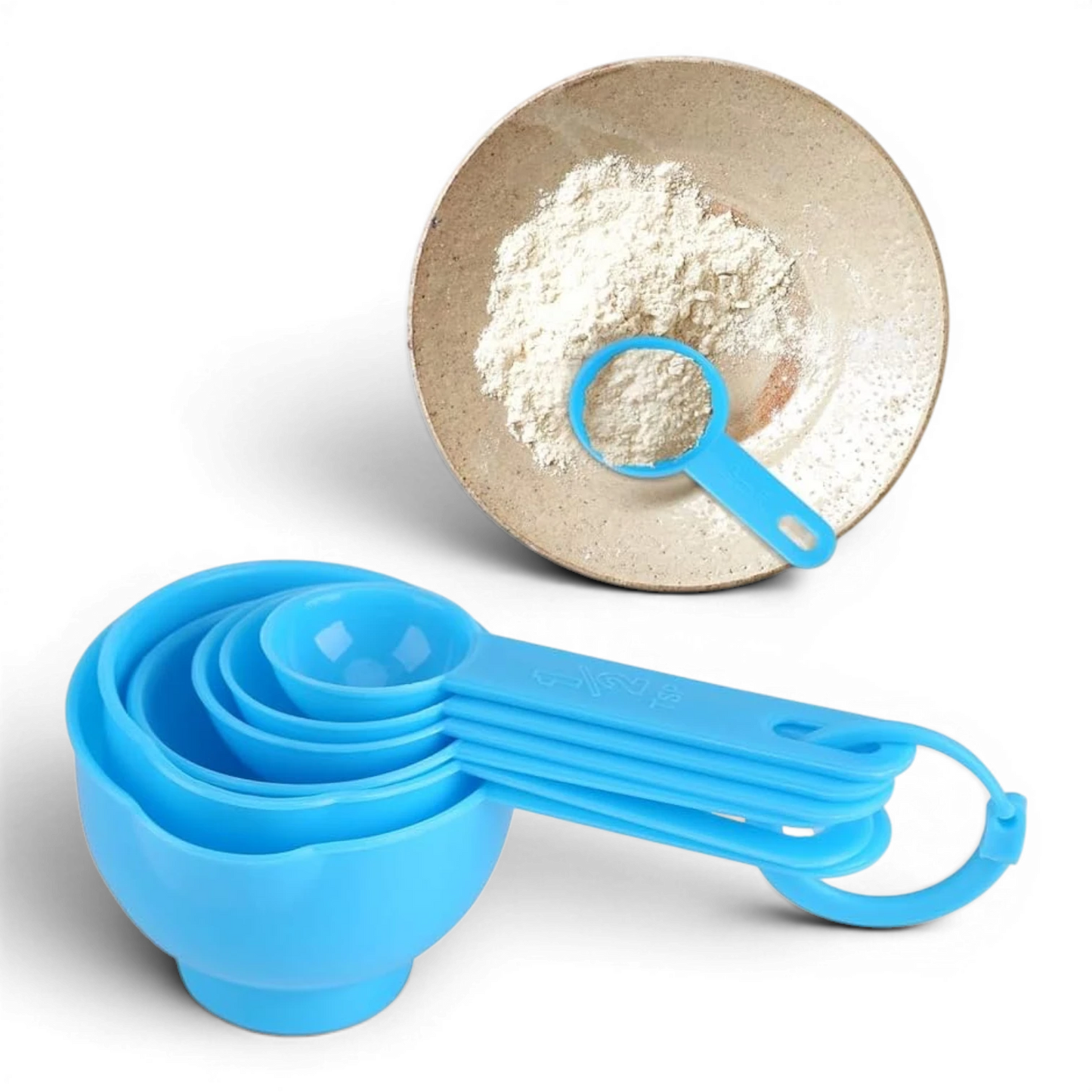 Measuring Cups And Spoons - 8 Pcs