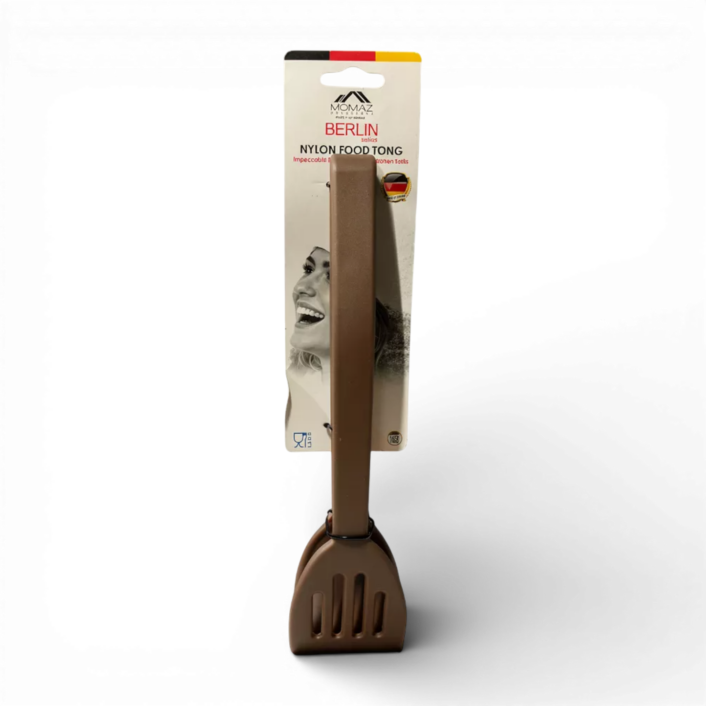 Momaz Household Nylon Food Tong - Brown