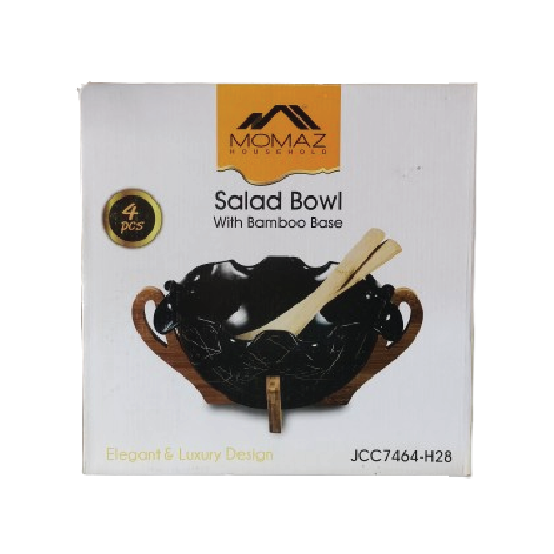 Momaz Salad Bowl With Bambo Base