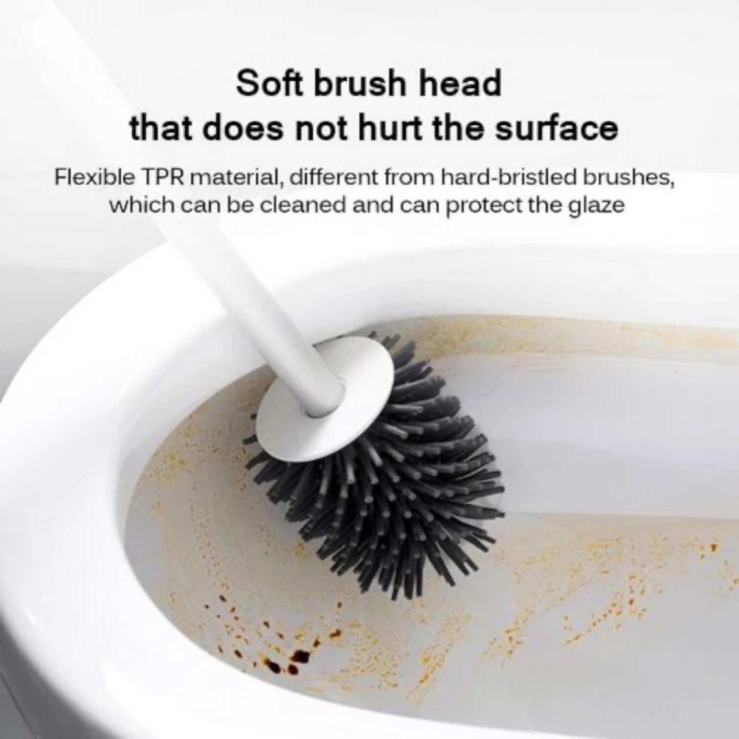 Siliwax Toilet Brush with Holder