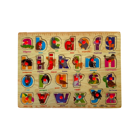 Wooden Alphabet Puzzle - Lowercase Letters