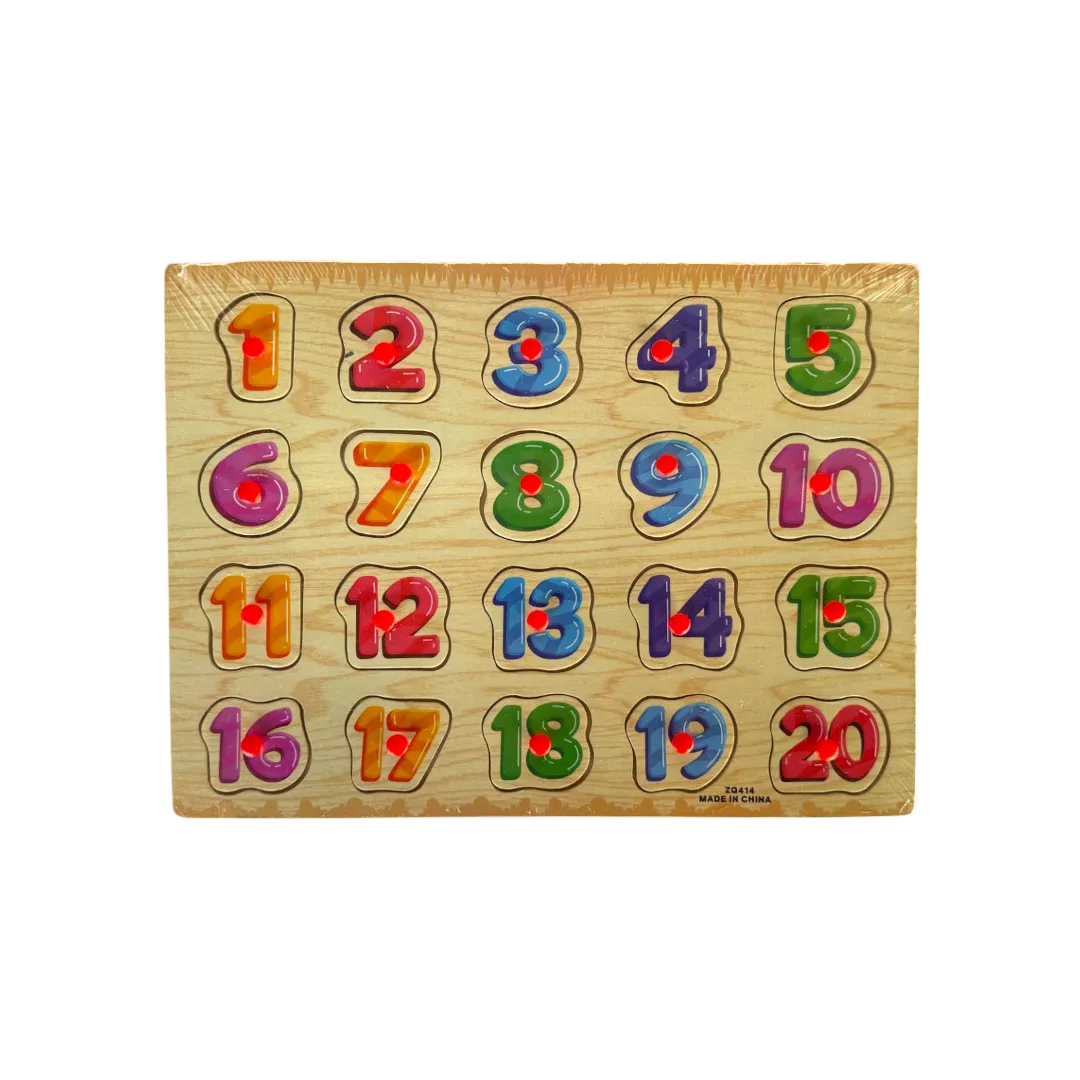 Wooden Numbers Puzzle