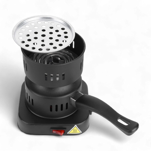 Electric Charcoal Burner - With Handle Pan