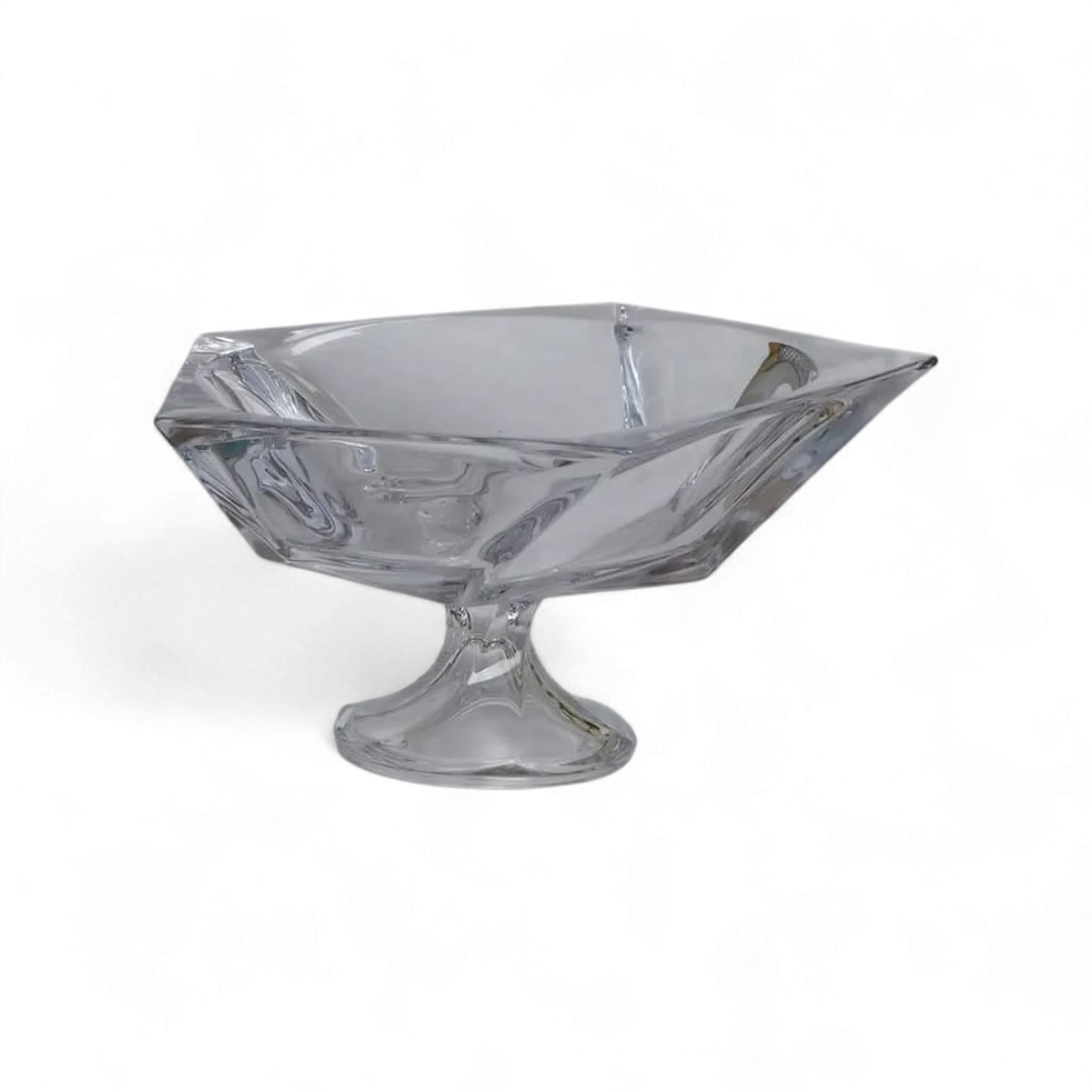 Thick Crystal Bowl with Base