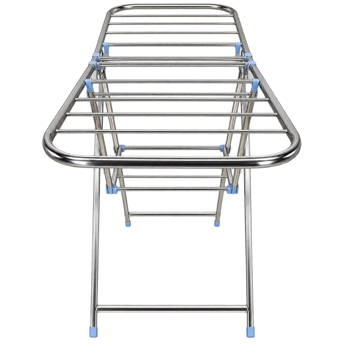 Foldable Stainless Steel Clothes Drying Rack with Gullwing Wings