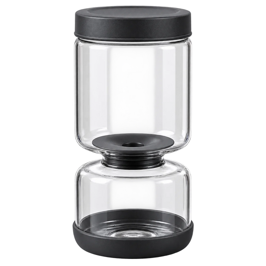 Momaz Glass Hourglass Pickle & Kimchi Jar (1100 mL)