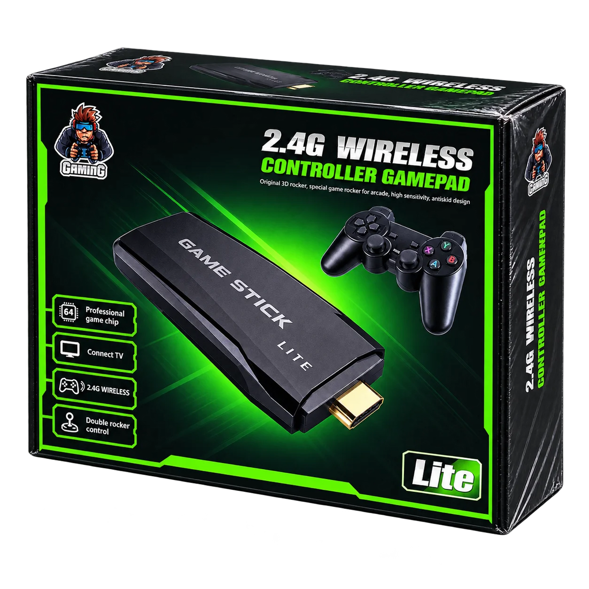 2.4G Wireless Controller Gamepad Stick Lite