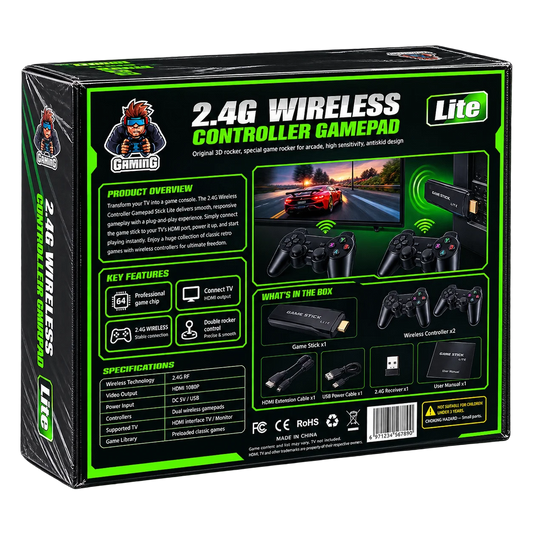 2.4G Wireless Controller Gamepad Stick Lite