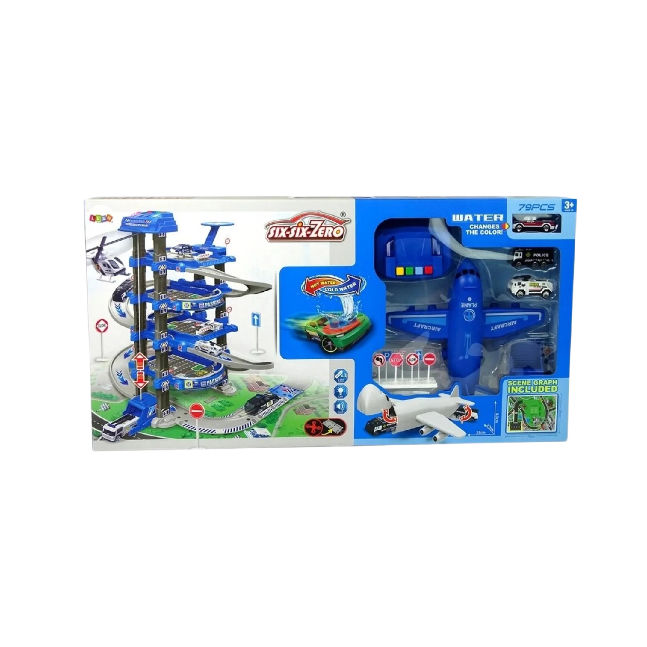 6 Six Zero Playset - Airport and Road Adventure