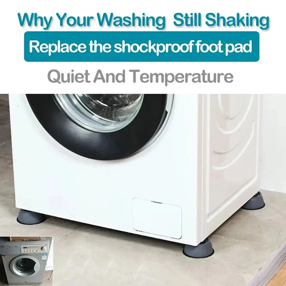 Anti-Vibration Foot Pad - 4 Pcs