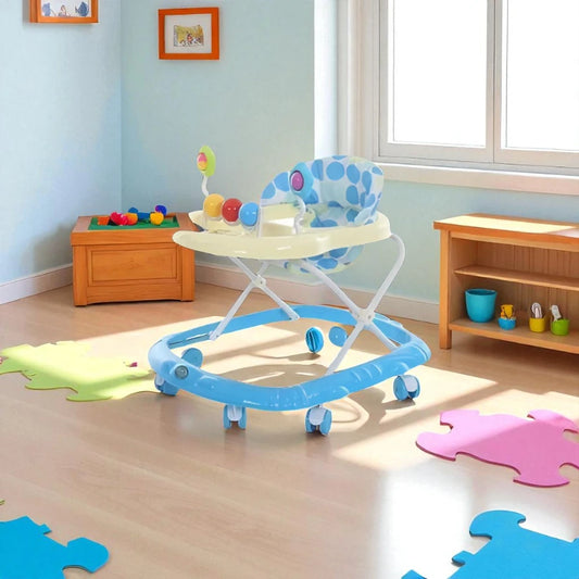 Baby Blue Walker with Music and Fun Balls