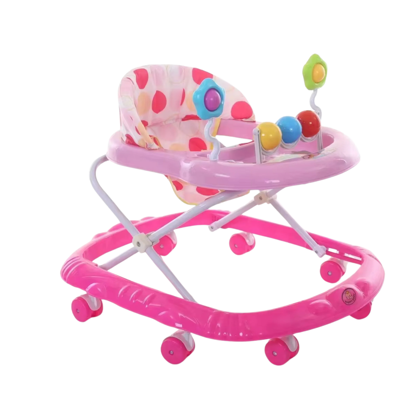 Baby Pink Walker with Music and Fun Balls