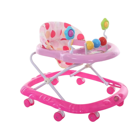 Baby Pink Walker with Music and Fun Balls