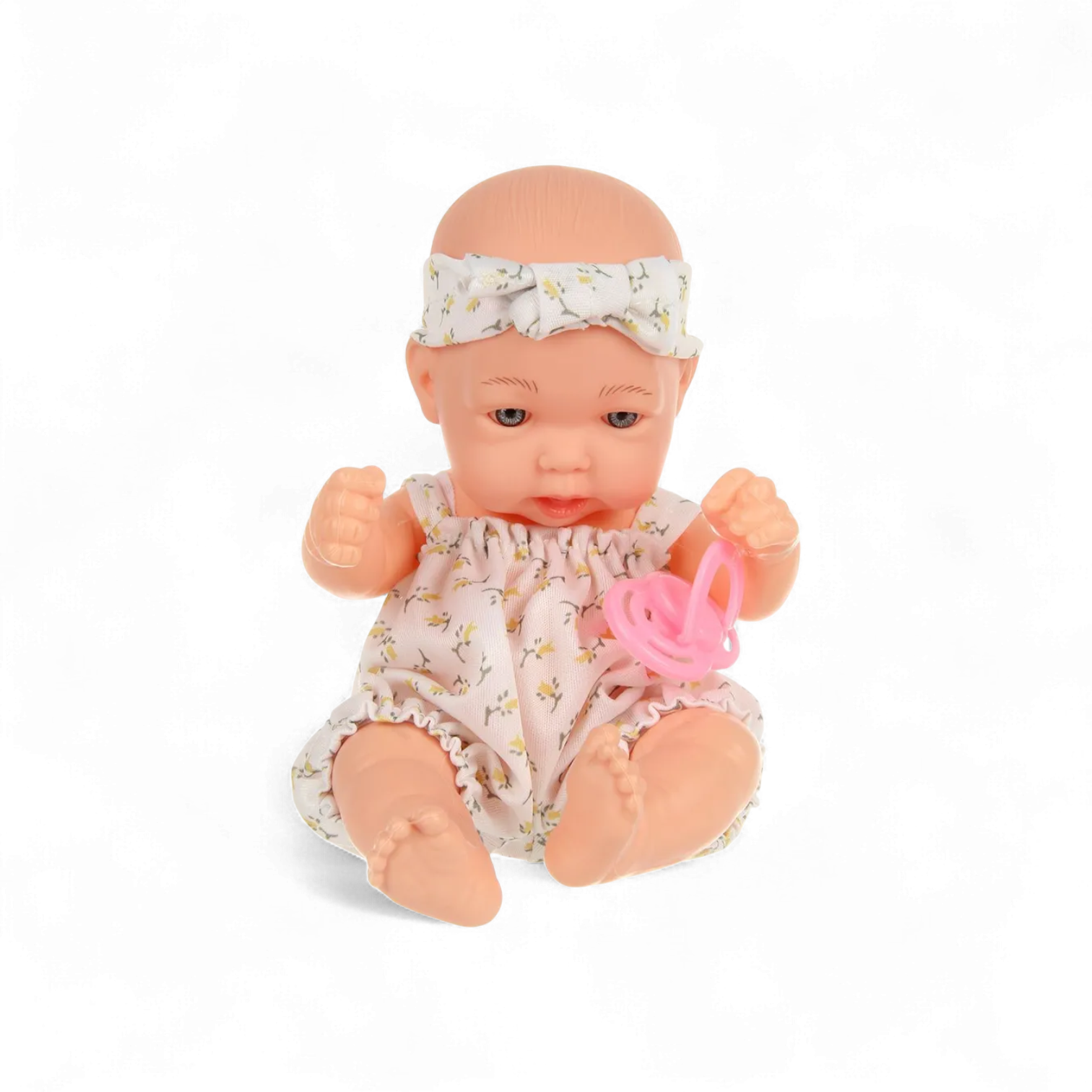 Baby Doll with Soft Braided Bed