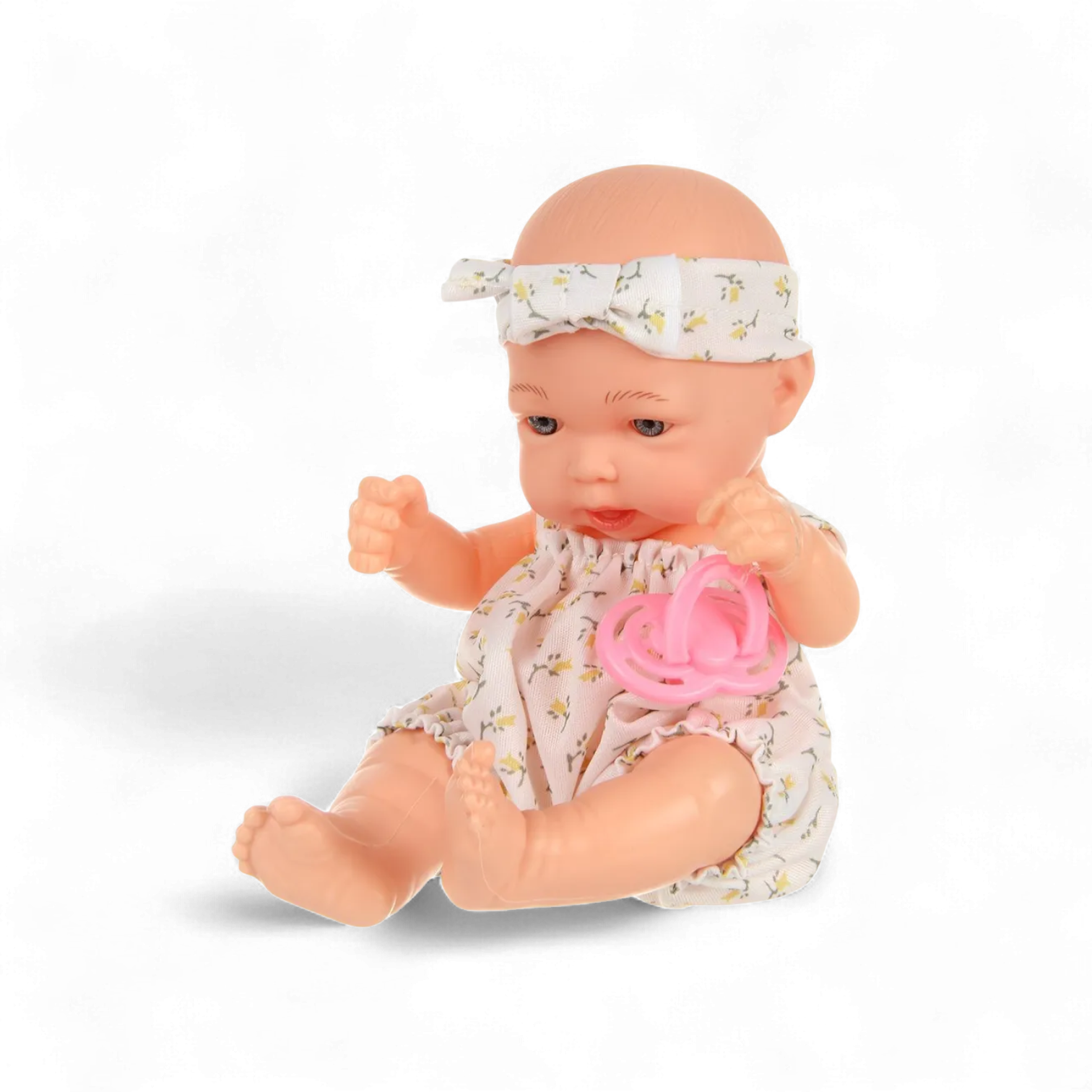 Baby Doll with Soft Braided Bed