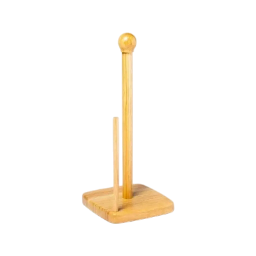 Bamboo Paper Towel Holder