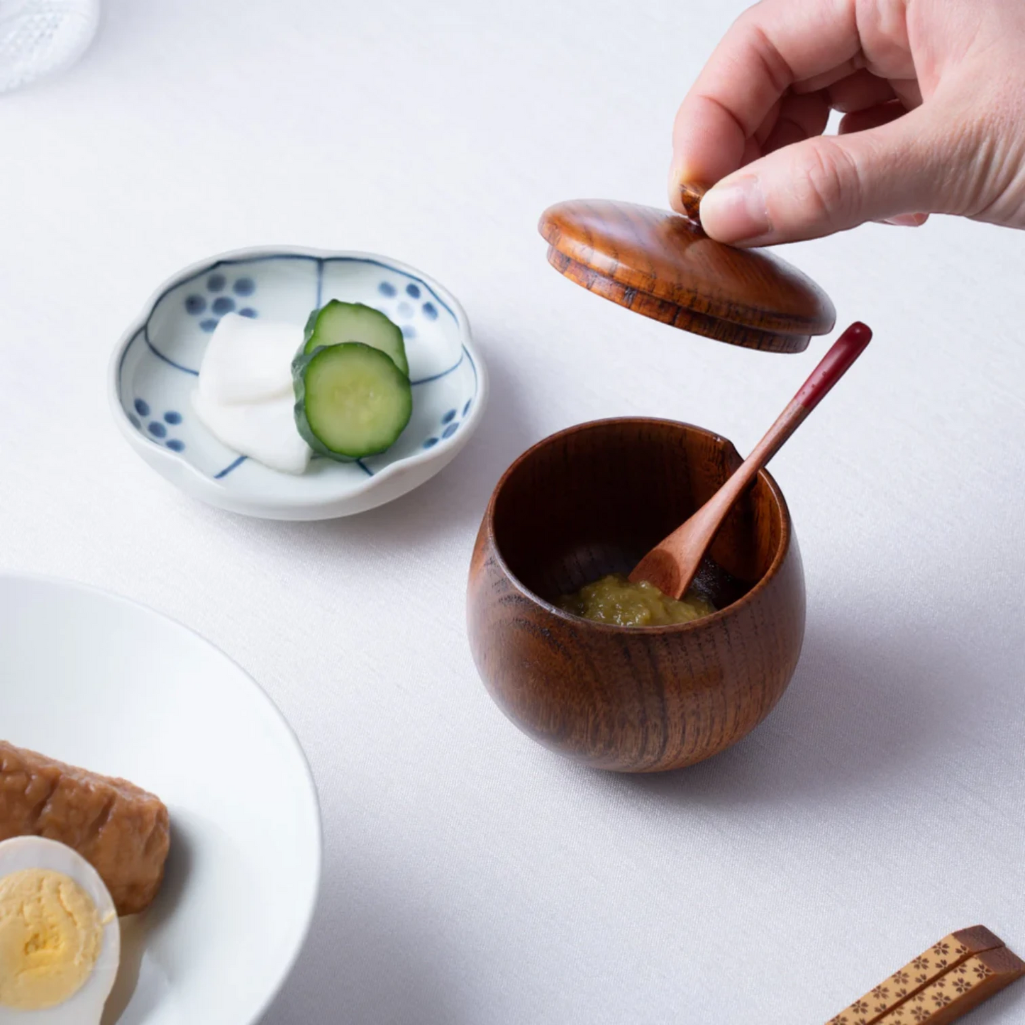 Bamboo Sugar Bowl