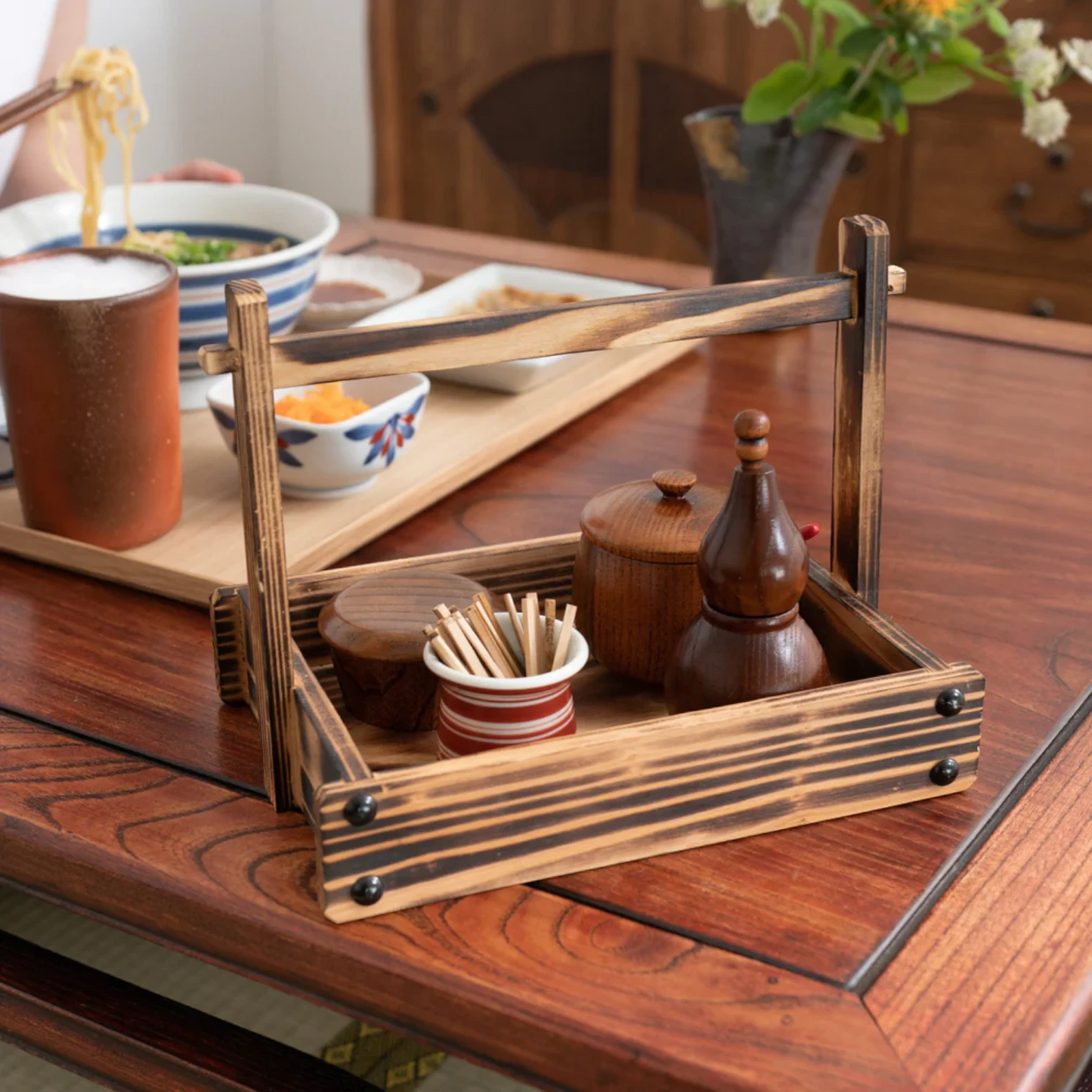 Bamboo Sugar Bowl