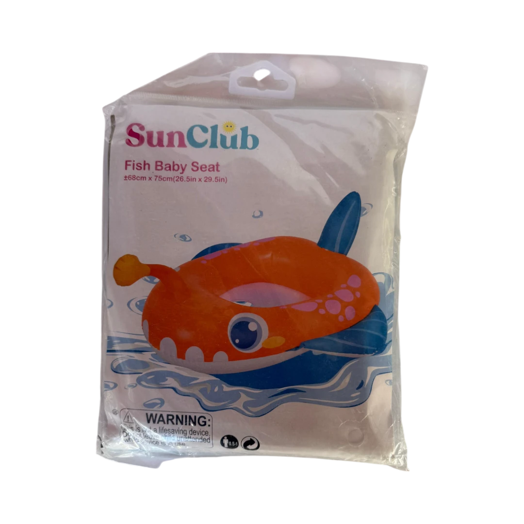 Kids Inflatable Swim Seat - Fish Design