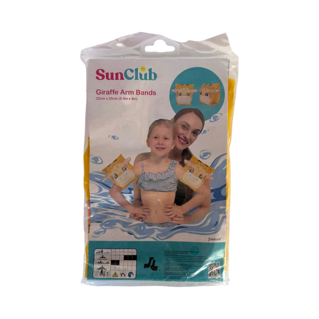 Kids Inflatable Armbands - Giraffe Design