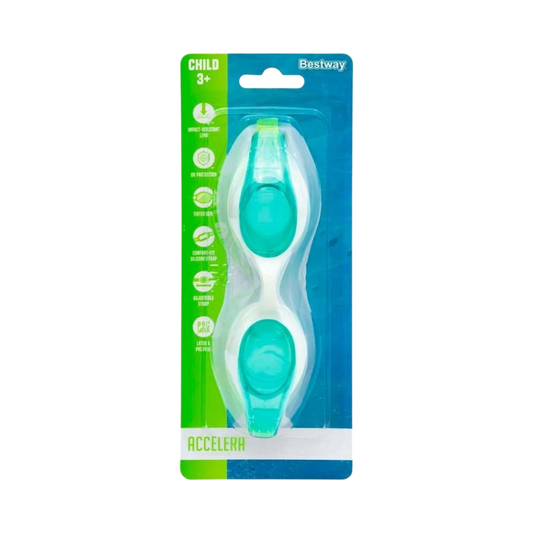 Bestway Child Swimming Goggles Accelerah - Turquoise