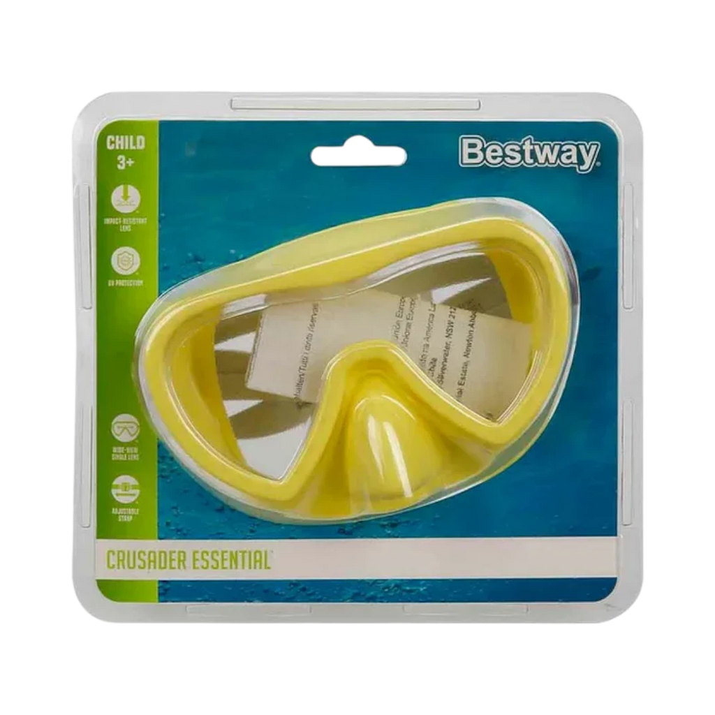 Bestway Child Swimming Mask Crusader Essential - Yellow
