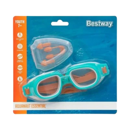 Bestway Youth Swimming Goggles Aquanaut Essential Set - Turquoise