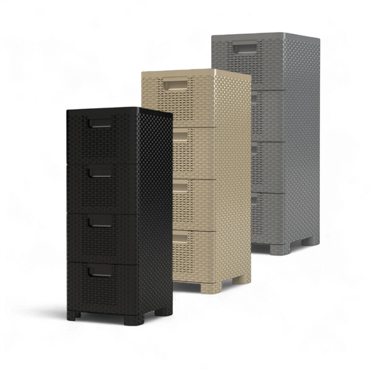 Plastic Storage Drawer Unit