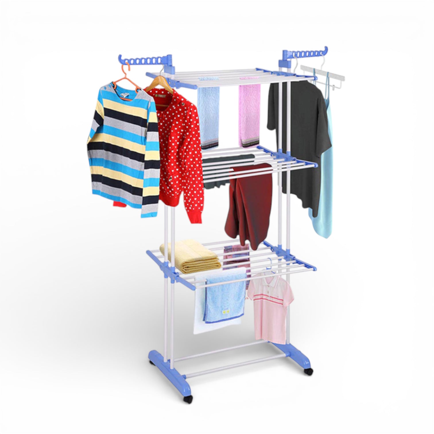 Blue Clothes Hanger - 3 Layers