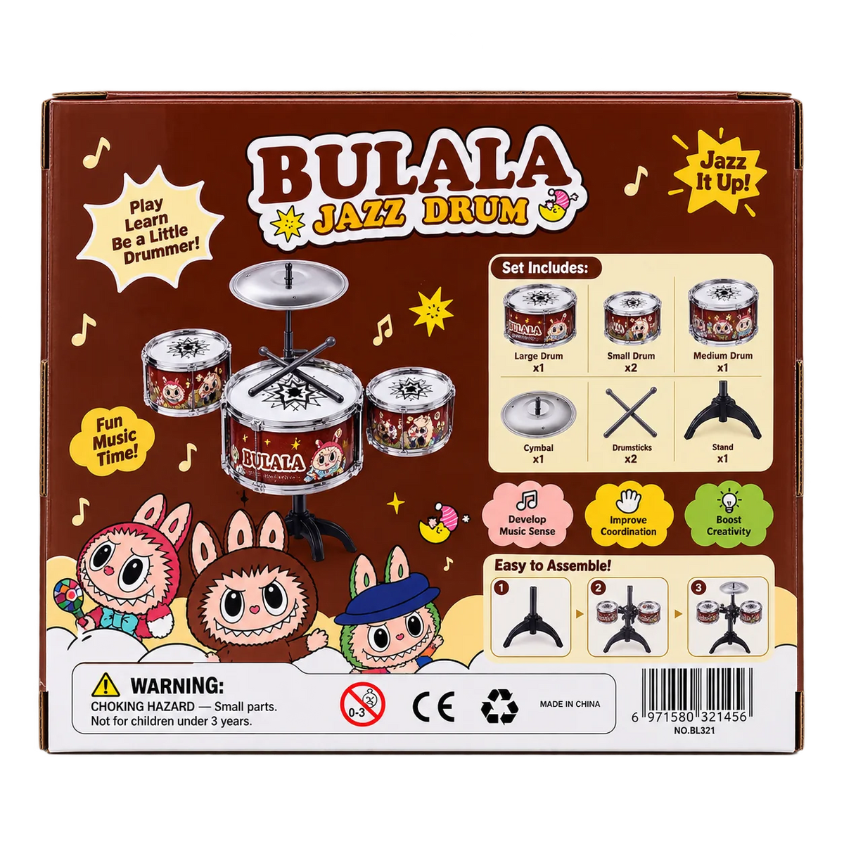 Bulala Jazz Drum Set