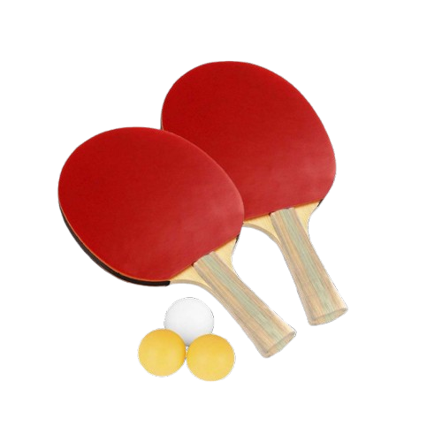 CX Professional Table Tennis Racket Set – 2 Bats + 3 Balls (Ping Pong Set)