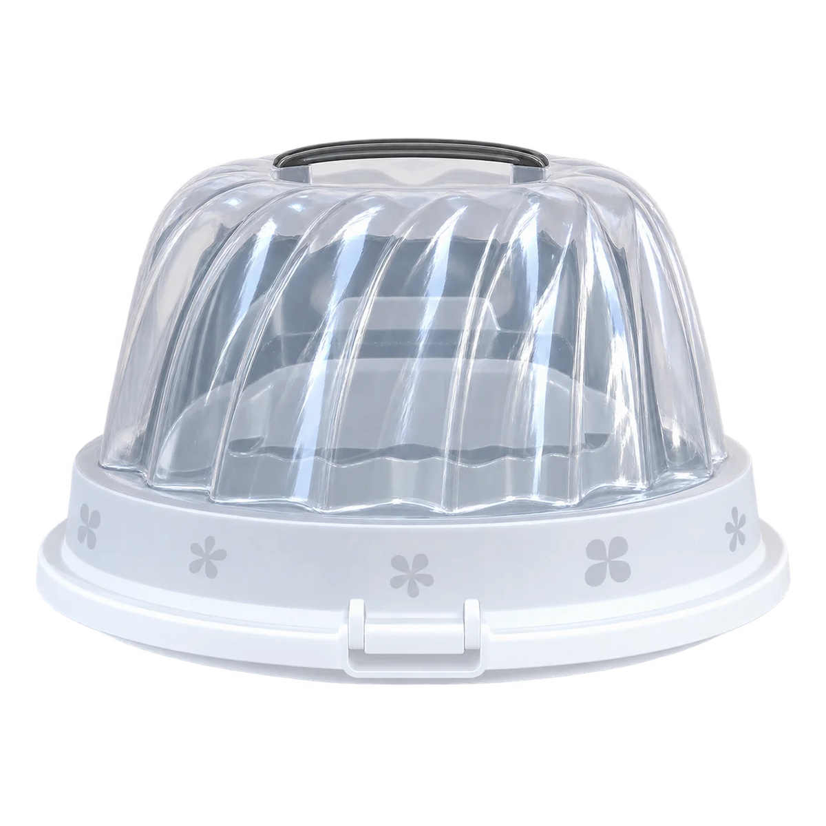 Cake Carrier With Handle - White