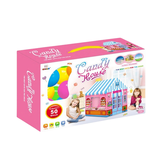 Candy House Play Tent With 50 Balls