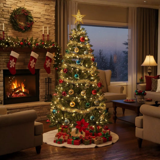 Classic Green Christmas Tree - 210cm