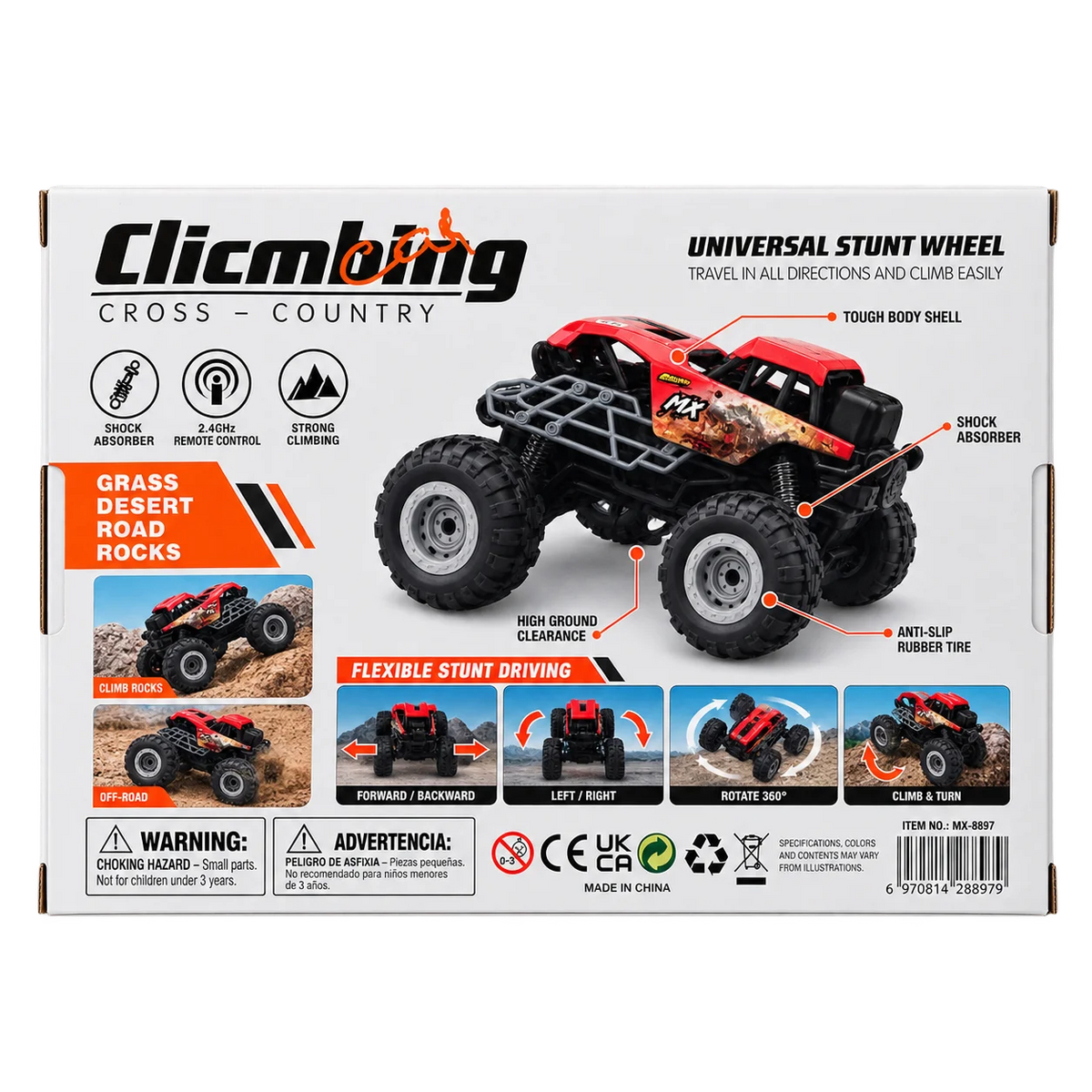 Climbing Cross-Country Stunt Car