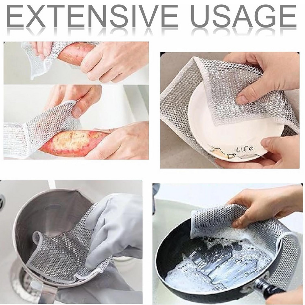 Cmik Metal Wire Cleaning Cloth - 5 Pcs