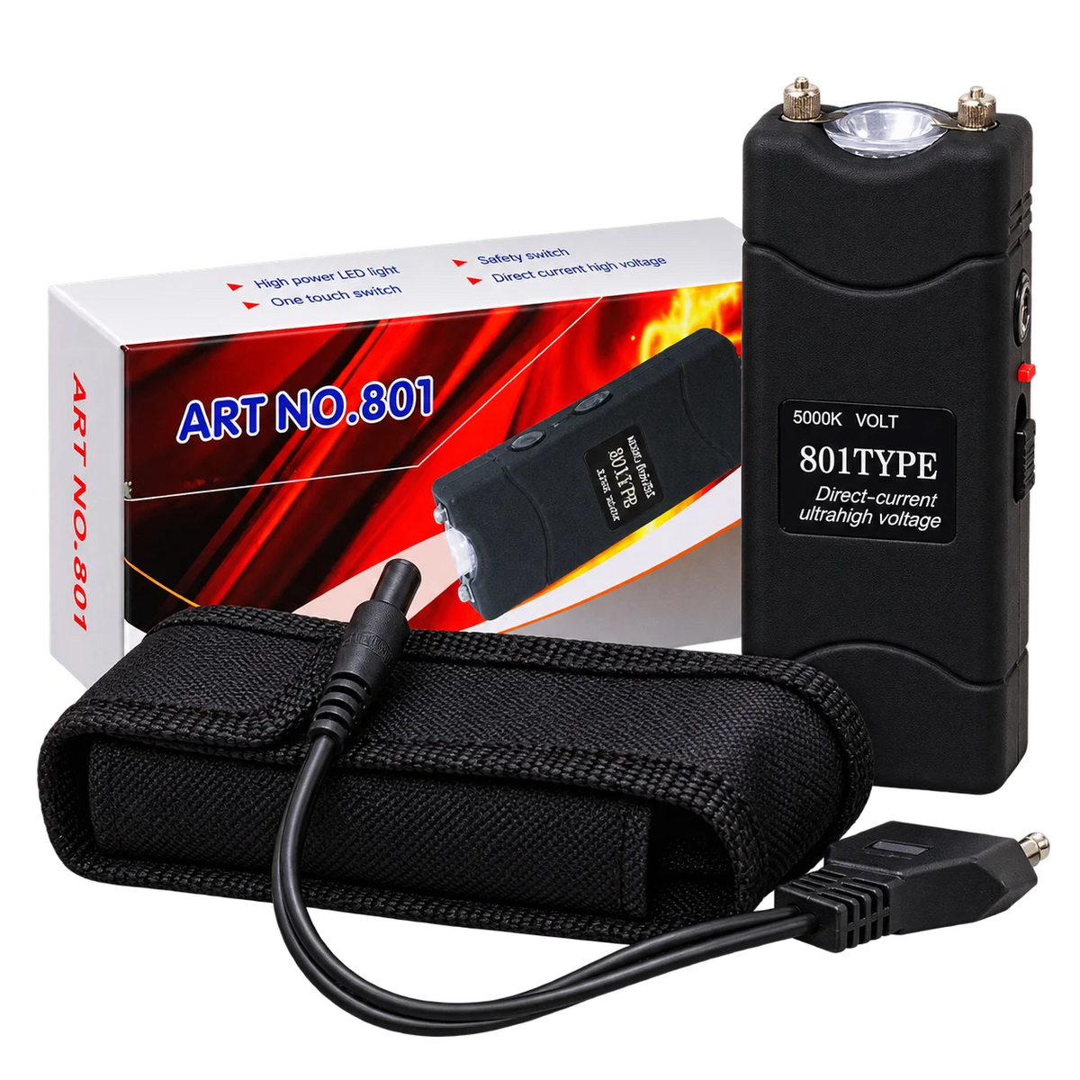 Compact Protective Flashlight – 801 Type