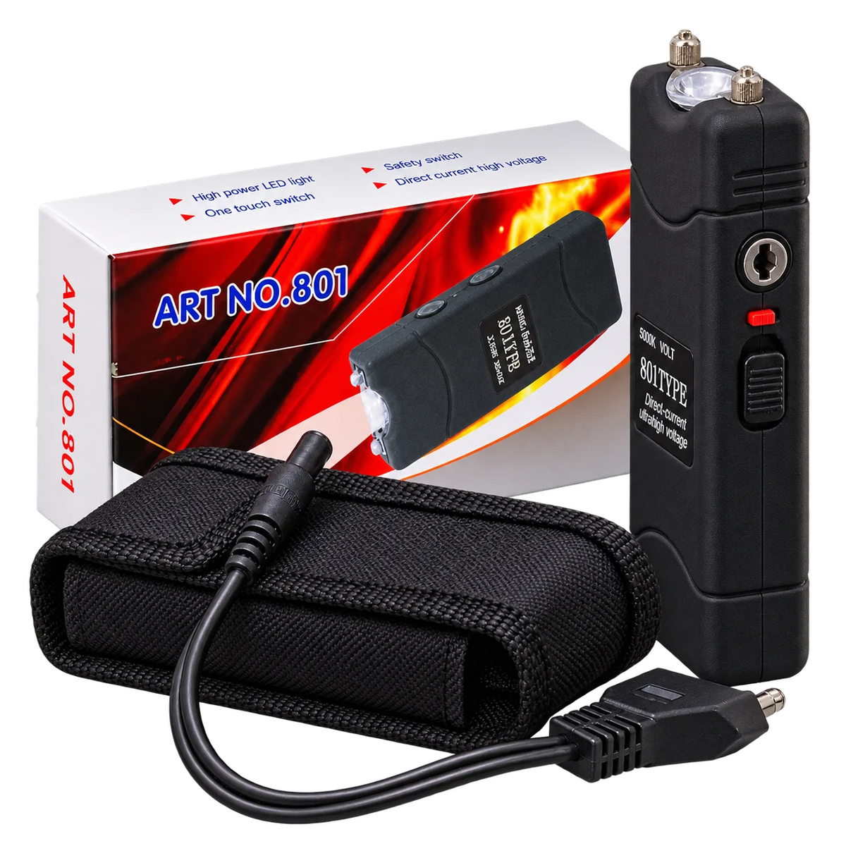 Compact Protective Flashlight – 801 Type