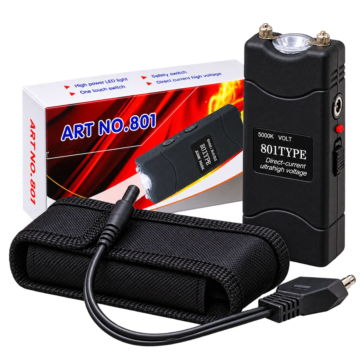 Compact Protective Flashlight – 801 Type