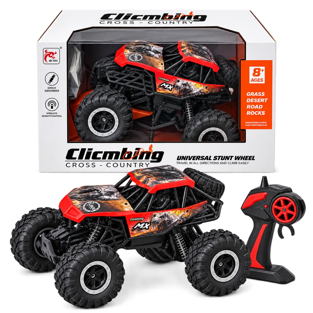 Cross-Country Climbing RC Car