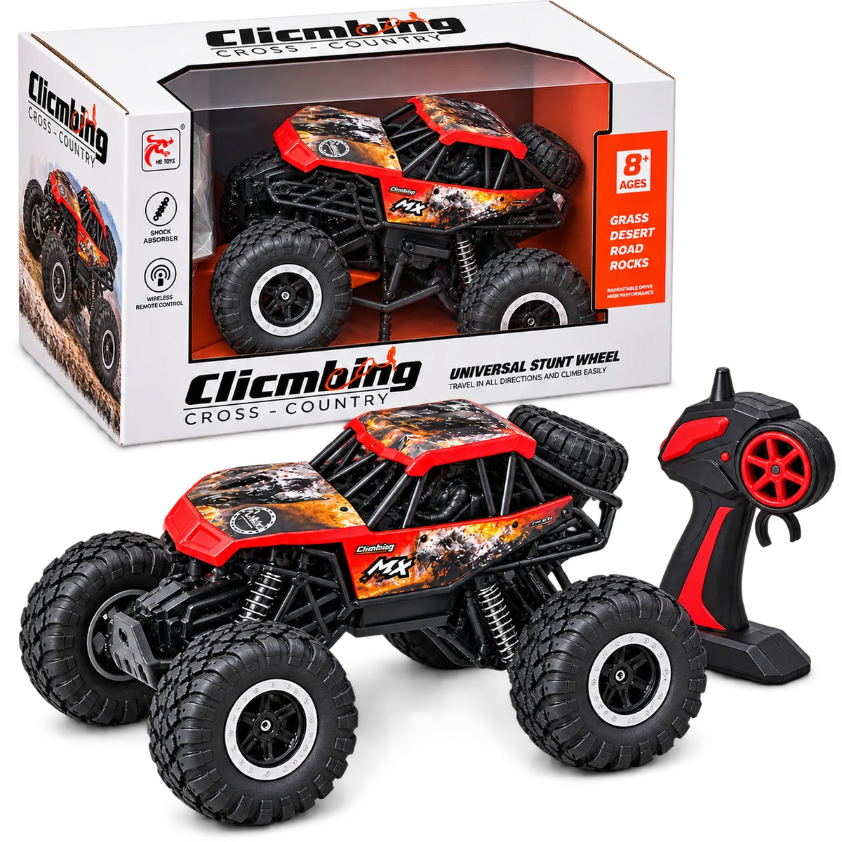 Cross-Country Climbing RC Car