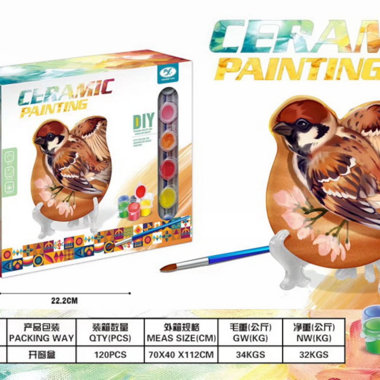 DIY Ceramic Painting Set