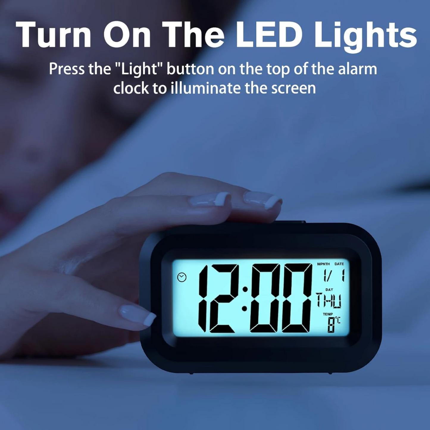 Digital Desk Clock – Model ZL-2108